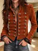 Chaqueta de Trabajo Americana Transfronteriza de Desarrollo Propio Annuo Abrigo para Mujer Holgado Casual Manga Larga Corto Estilo Retro Moda Top