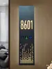 Letrero Luminoso Personalizado para Puerta, Letrero de Número de Habitación de Hotel, Letrero Electrónico para Puerta, Letrero de Acrílico para Puerta de Bed & Breakfast KTV