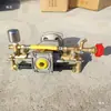 Cortacésped modificado con una bomba de agua, pulverizador agrícola, cabezal de bomba de mochila a gasolina, alta presión, sin aceite, con cámara de aire
