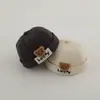 Sombrero de Algodón con Letra de Oso Bebé Estampado de Melón Cordón Ajustable Lindo para Niños y Niñas Bebé Primavera y Otoño Delgado Estilo Coreano Sombrero de Piso
