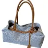 Bolso Estampado de Leopardo para Mujer Gran Capacidad Nuevo 2025 Otoño e Invierno Casual Diseño de Nicho Bolso de Hombro Único Bolso Tote para Viajar
