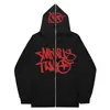 Comercio exterior sudadera con capucha y sudadera de forro polar neutro y2g cremallera completa talla grande ropa de calle para hombre y mujer