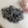 Estilo coreano estilo ins malha cinza com bolinhas intestino grosso presilha banana bolinhas pequenas estilo gentil preguiçoso diário versátil feminino