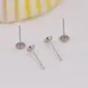 Accesorios de joyería hechos a mano DIY pasador plano para oreja de acero inoxidable colgante no alérgico fabricantes de pendientes al por mayor