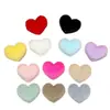 Dulces Accesorios de Peluche en Forma de Corazón DIY Materiales para Accesorios de Cabello Hechos a Mano para Niños Decoración de Ropa, Zapatos y Sombreros Accesorios de Decoración Venta al por Mayor