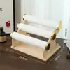 Soporte de Exhibición de Joyería de Madera Maciza de Gran Capacidad para Collares, Pulseras, Brazaletes, Adornos, Gomas para el Cabello, Anillos para el Cabello, Relojes, Estante de Almacenamiento