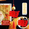 Año Nuevo Festival de Primavera Año del Conejo Regalo Colgante de Tela de Fieltro Decoración Año del Conejo Regalo Arreglo de Centro Comercial Corporativo de Año Nuevo Año Nuevo