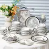 Conjunto de Tigela de Arroz e Hashis 'Jardim Celeste Pequeno Aroma' 2025 Nova Tigela de Arroz de Cerâmica Louças Domésticas e Hashis Utensílios de Mesa
