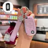 Adecuado para Cubierta de Llave Inteligente Mercedes-Benz, Estuche Plegable para Llave de Coche Mercedes-Benz Smart Fortwo para Mujeres, Carcasa Forfour