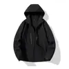 Nueva Chaqueta Impermeable Cortavientos con Capucha para Primavera/Otoño 2026, Resistente a Rayones y al Desgaste, para Senderismo Casual al Aire Libre