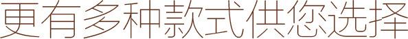 更有多种款式供您选择