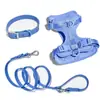 Collar de Perro de PVC Cuerda de Tracción para la Cintura Correa para el Pecho de Mascota Traje Transfronterizo Impermeable a Prueba de Suciedad Correa para Perro Envoltura Adhesiva Anti-mordeduras