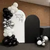 Conjunto transfronteiriço de 0 peças de balões metálicos de látex com lantejoulas flutuando no ar com hélio para decoração de aniversário e eventos de festa