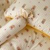 Juego de cama de cuatro piezas de terciopelo de grano de alto peso con hilo de doble capa de clase A, funda de edredón estampada con patrón de dibujos animados, ropa de cama para niños
