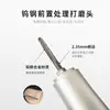 Varilla Recta de Acero de Tungsteno de 44.5 mm para Eliminar Callos, Cabezal Pulidor de Uñas, Cabezal de Lima de Uñas Paso a Paso, Cabezal de Eliminación con Taladro