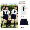 Uniforme de Verão para Escola Primária Foto de Formatura Uniforme de Turma Conjunto de Manga Curta Academia Infantil Reunião Esportiva de Verão Uniforme de Jardim de Infância