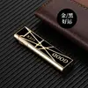 DB8015 Muela de Banda Metal Inflable Encendedor Dorado Encendedor de Banda Personalidad Tendencia Regalo para Hombre Sonido de Agitación Suministro