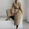 Csm ha enviado la nueva ropa exterior de pan de invierno, cintura holgada, ropa exterior de algodón estilo coreano de longitud media, chaqueta de algodón cálida engrosada