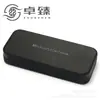 Estuche para gafas de metal rectangular mercerizado, estuche para gafas de estudiante, estuche para gafas ópticas, estuche de hierro para miopía, LOGO imprimible