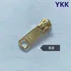 Zíper YKK Não. Zíper de metal com 5 dentes e cabeça de zíper automática quadrada para carcela de roupas e botas