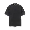 Jia Yi Ku 2026 Nova Camiseta de Verão de Manga Curta com Design Único em Estilo Streetwear, Lavada e com Aparência Vintage, Camiseta Básica Masculina