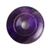 Hebilla de Seguridad Redonda de Jade Amatista Obsidiana Colgante Vagante Colgante de Collar para Tiktok Amazon