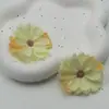 Flores de simulação diy cabeças de flor multicamadas Headdress Hanfu guirlanda de flores artesanal materiais flores de seda flores para grampo de cabelo flores para decoração de casamento flores
