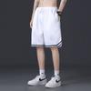 Shorts de seda de gelo para homens verão fino calças esportivas de secagem rápida malha americana respirável casual calças de basquete de cinco pontos