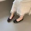 Zapatos de Salón Individuales de Punta Redonda con Lazo Delicado y Boca Baja para Mujer 2026 Primavera Nuevos Estilo Hada Ballet de Noche Mary Jane