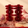 Decoración de Bola de Panal con Personaje de Doble Felicidad Tridimensional para Bodas, Banquetes de Compromiso, Exhibición de Mesa con Personaje de Doble Felicidad Tridimensional, Decoración de Habitación de Boda