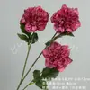 3 cabeças de flores artificiais de romã e peônia, usadas para decoração de lobby de hotel, arranjos florais para locais de casamento, flores de seda para adereços de fotografia ao ar livre