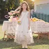 Vestido Bordado de Mariposas Dulces para Niñas, Vestido de Verano sin Mangas, Vestido de Princesa de Malla, Vestido Pomposo Elegante, Vestido de Hada