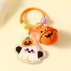 Llavero creativo de doble cara con etiqueta de Halloween, bonitos adornos para bolso, cadena de coche para pareja, pequeños regalos al por mayor