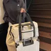 Bolsa de Viaje Portátil para Hombres, Gran Capacidad, Ligera, Bolsa de Equipaje de Viaje Portátil, Bolsa Deportiva, Bolsa de Yoga Fitness con Separación de Seco y Húmedo para Mujeres