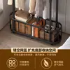 Cabideiro Quarto Simples de Chão Móvel Armazenamento Integrado Cabide de Roupas Loja de Roupas Varanda Varal