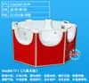 Tienda de Mamás y Bebés Comercial Piscina Acrílica para Niños Burbujas de Surf de Temperatura Constante Piscina para Bebés Bañera para Bebés