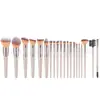 Kit de Pincéis de Maquiagem Explosão Transfronteiriça Conjunto de 33 Peças Beauty Egg Esponja de Pó Pincel de Sombra Super Macio Pincel de Base Beleza Atacado