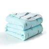 Manta Toalla de Gasa de 6 Capas de Algodón Puro Toalla de Baño para Bebé Gasa Simple/Doble Manta de Aire Acondicionado Colcha de Algodón Puro para Niños Transpirable