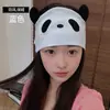 Algodón Puro de Primavera y Verano Lindo Panda Diadema Postparto Pañuelo de Maternidad Sombrero Postparto de Moda Estilo Delgado Cortavientos Postparto
