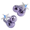 Nuevo Clip para Auriculares de Estrella de Mar Completamente Diamantado Hebilla de Diamante Exquisito de Nicho para Mujer Moda Elegante Accesorios de Hebilla de Clip para Oreja
