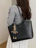 Bolso de Hombro Vintage de Gran Capacidad de Moda 2026 Transfronterizo para Mujer, Bolso Grande de Hombro para Uso Casual, Escuela y Viajes