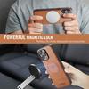 Adecuado para Iphone14 Patrón de Cuero Funda Magnética para Teléfono Apple 13 Patrón Retro 12Pro Cubierta Protectora Anticaídas Todo Incluido Se