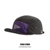 Gorra de Béisbol de Cinco Paneles de Color Bloqueado de Secado Rápido para Hombres y Mujeres en Verano, Ligera para Exteriores, con Visera, Versátil, Sombrero de Ala Suave