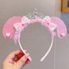Diadema Infantil Kroomi Nueva Diadema para Niña con Lazo de Dibujos Animados Sello de Pelo de Perla Accesorios para el Cabello de Niña Pequeña