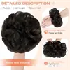 Atravessando a Fronteira Peruca Coque de Cabelo Coque Fabricante Atacado Seda de Alta Temperatura Fofo Cacheado Elástico de Cabelo Botão de Flor Cabeça Comércio Exterior Cabelo