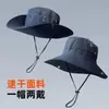 Sombrero de Vaquero Occidental para Mujer, Sombrero de Protección Solar para Senderismo y Montañismo al Aire Libre en Verano, Sombrero de Pesca y Camping de Ala Ancha para Hombre
