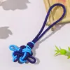 Nudo Chino Doble Círculo de Dos Colores Se Puede Usar con Borlas para Bolsitas Tejidas Hechas a Mano de Bricolaje, Cuerdas para Colgar y Cordones para Manualidades