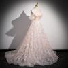 Vestido de Noite para Mulheres, Estilo de Nicho de Luxo Leve, Adequado para Reuniões Anuais, Anfitriãs, Estilo Floresta Encantada, Cerimônia de Adultos, Performance Vocal e Exames de Arte, na Cor Rosa
