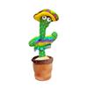 Juguetes Parlantes de Aprendizaje Cumpleaños Cactus Bailarín Cactus Giratorio Bebé Puede Cantar y Bailar Regalo para el Día del Niño