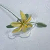 Capullos de Flor de Lirio Tejidos a Mano, Flores de Hilo Transfronterizas, Productos Terminados de Flores Tejidas, Ramos, Adornos Decorativos, Regalos Florales al por Mayor